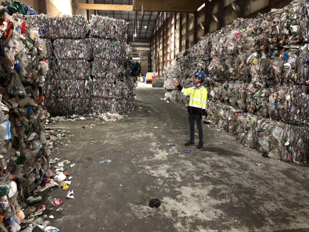 Recology Gives Tour of Recycling Facility to Sixense Washington Team on Earth Day