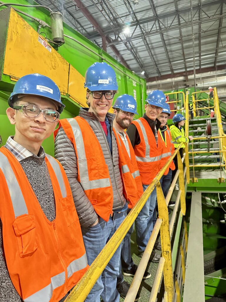 Sixense Team in Seattle Visits Recycling Facility for Earth Day 2024