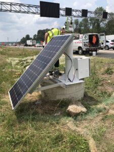Solar Panels for Monitoring Construction Works - Sixense Northern America