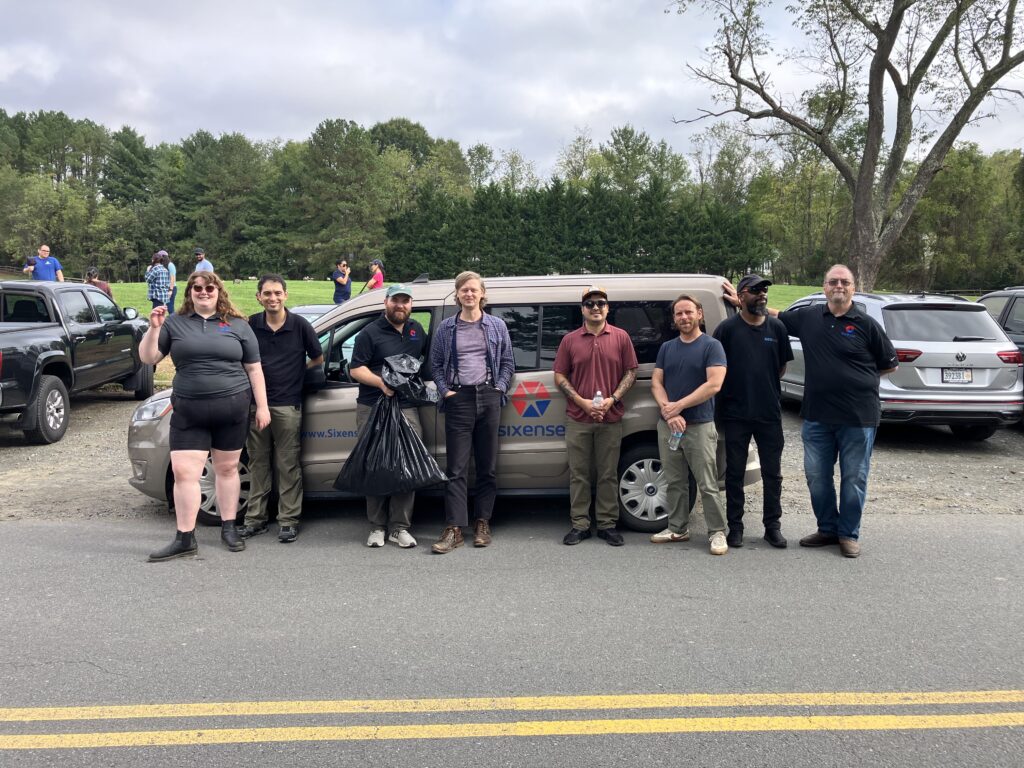 Sixense Project Rescue Ocean 2024 Challenge Team Picture of MD & VA Offices